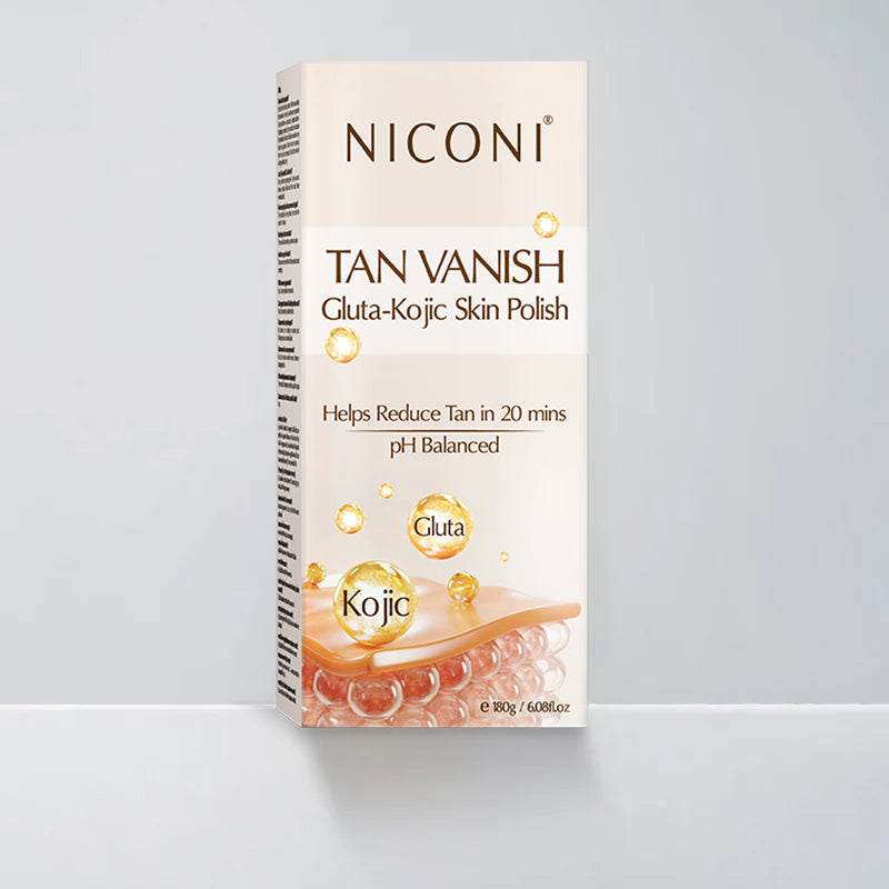 Niconi Tan Vanish Gluta Kojic Skin Polish | Instant Tan Removal